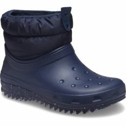 Crocs Classic Neo Puff Shorty Boots Women navy