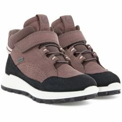 ECCO Exostrike Boots Gore-Tex Kids black/dusty purple/dusty purple -Winter Boots & Shoes Shop ecco exostrike boots kids black dusty purple dusty purple 6