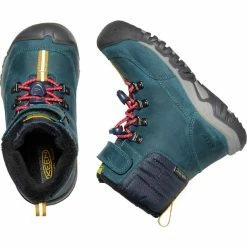 Keen Greta Boot WP Shoes Kids blue coral/pink peacock -Winter Boots & Shoes Shop keen greta boot wp shoes kids blue coral pink peacock 5