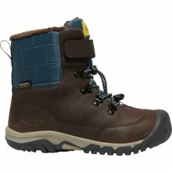 Keen Greta WP Boots Kids coffee bean/blue wing teal -Winter Boots & Shoes Shop keen greta wp boots kids coffee bean blue wing teal 2