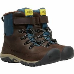 Keen Greta WP Boots Kids coffee bean/blue wing teal -Winter Boots & Shoes Shop keen greta wp boots kids coffee bean blue wing teal 3