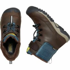 Keen Greta WP Boots Kids coffee bean/blue wing teal -Winter Boots & Shoes Shop keen greta wp boots kids coffee bean blue wing teal 4