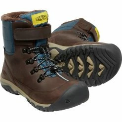 Keen Greta WP Boots Kids coffee bean/blue wing teal -Winter Boots & Shoes Shop keen greta wp boots kids coffee bean blue wing teal 5