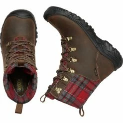 Keen Greta WP Boots Women dark brown/red plaid 11 Keen Greta WP Boots Women dark brown/red plaid -Winter Boots & Shoes Shop keen greta wp boots women dark brown red plaid 4