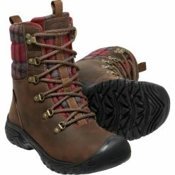 Keen Greta WP Boots Women dark brown/red plaid 12 Keen Greta WP Boots Women dark brown/red plaid -Winter Boots & Shoes Shop keen greta wp boots women dark brown red plaid 5