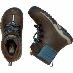 Keen Greta WP Boots Youth coffee bean/blue wing teal -Winter Boots & Shoes Shop keen greta wp boots youth coffee bean blue wing teal 4