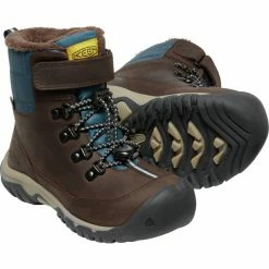 Keen Greta WP Boots Youth coffee bean/blue wing teal -Winter Boots & Shoes Shop keen greta wp boots youth coffee bean blue wing teal 5