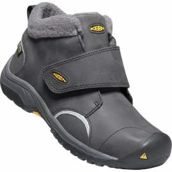 Keen Kootenay III Mid WP Shoes Kids black/keen yellow