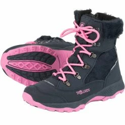 TROLLKIDS Hemsedal Winter Boots Girls navy/magenta
