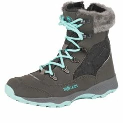 TROLLKIDS Hemsedal Winter Boots Girls steel grey/mint -Winter Boots & Shoes Shop trollkids hemsedal winter boots girls steel grey mint 5