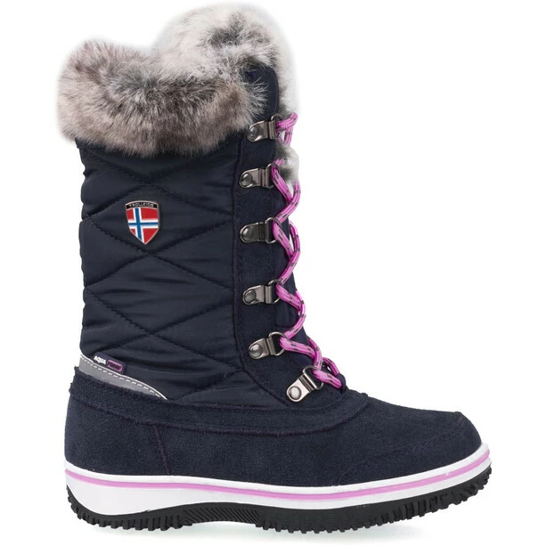 TROLLKIDS Holmenkollen Snow Boots Girls navy/magenta 4 TROLLKIDS Holmenkollen Snow Boots Girls navy/magenta - Image 2