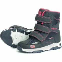 TROLLKIDS Lofoten Winter Boots Kids navy/pink
